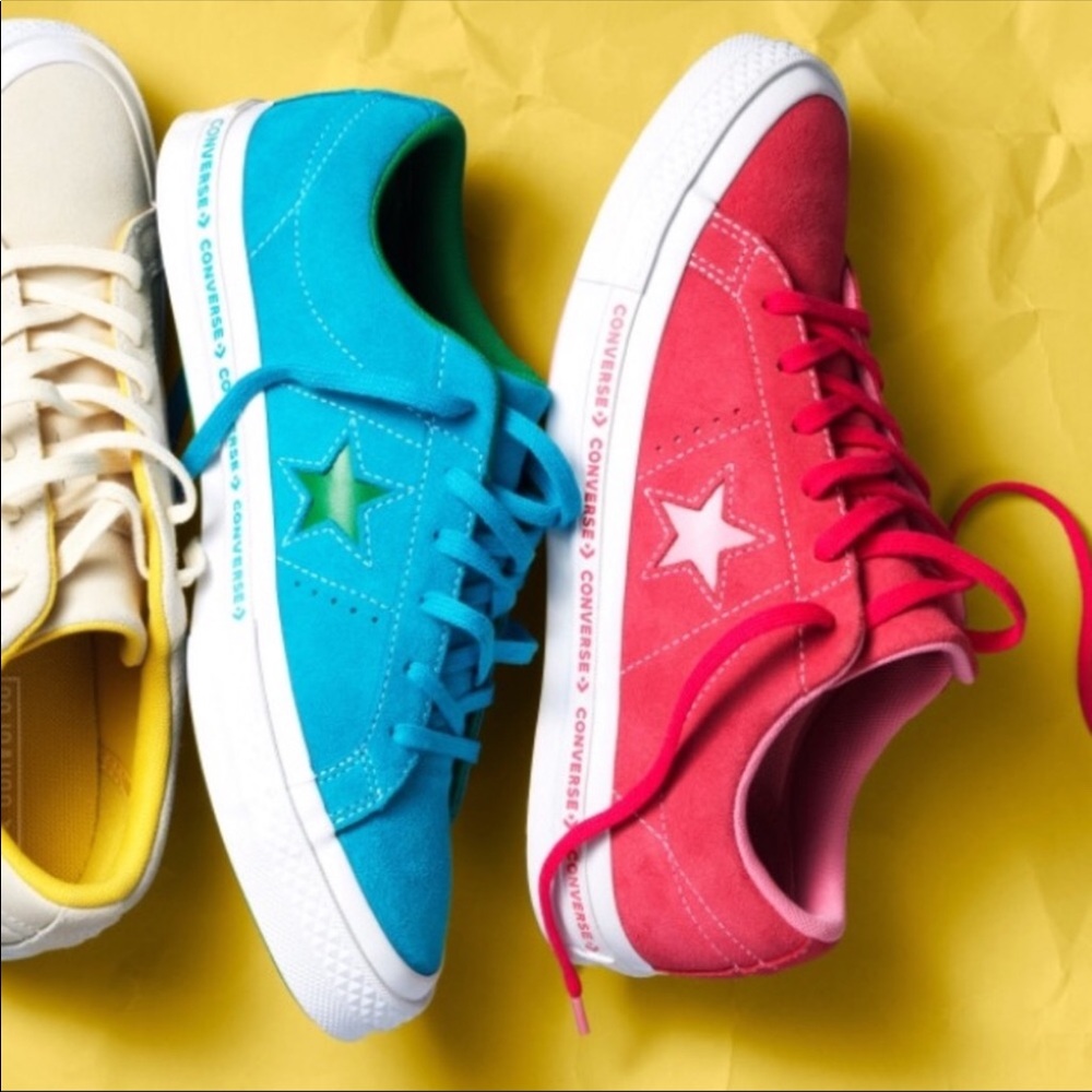 NEW 🤩 CONVERSE MENS ONESTAR SUEDE LOGO